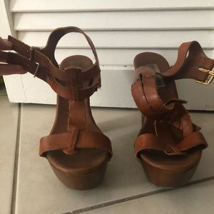 Steve Madden Leather Size 7 Heels